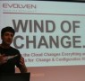 סשה גילנסון, מנכ"ל Evolven, מרצה בפני אורחי הכנס