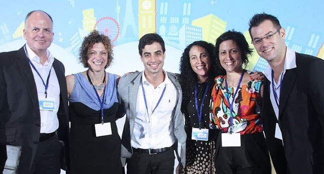 מימין: שי גולן; מאיה קומרוב; מיכל בלאט; עידו ארד; יעל לפידות; ונתן גביש