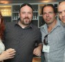 מימין: משה מוזס, ראש צוות פתרונות נתונים (Data Solutions) ב-NessPRO; איציק כהן, מנהל מכירות תחום אינפורמטיקה בקבוצת אמן; בוריס אליאב, מנהל אבטחת מידע וסיכוני IT בהפניקס; וביאטריס סירקיס, מחלקת אבטחת מידע בבנק דיסקונט