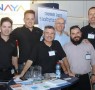 מימין: וויב קנוסן, שיווק; גיא אלתר, מנהל לקוחות; משה אברהמי, מנהל פריסייל; יואב צור, שותף עסקי לקוחות אסטרטגיים; אבי לינדן, מנהל לקוחות; איתי לוי, מנהל מכירות אזור אירופה; אביעד מרקו, מנהל לקוחות; ואיילת גולדבלום, מנהלת אירועים 