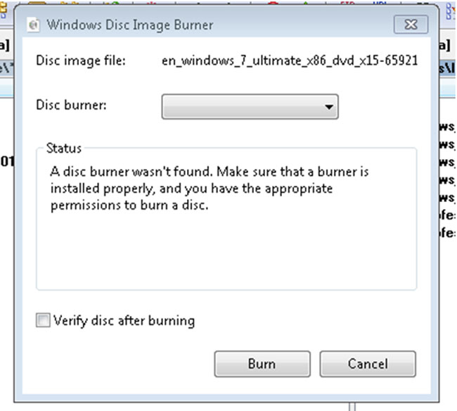 צריבת קבצי ISO בחלונות 7 צריבת קבצי ISO בחלונות 7