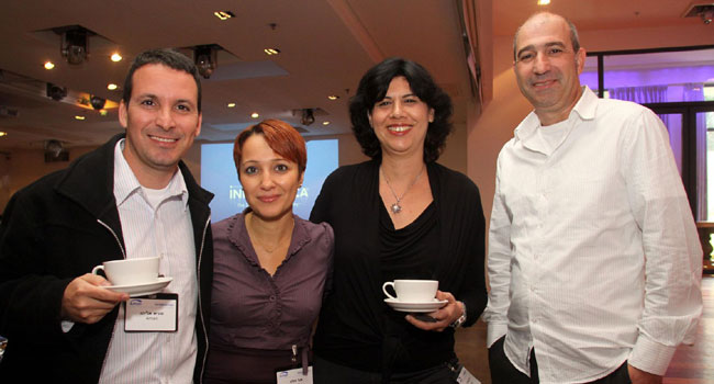 הרביעייה המובחרת. מימין: רמי כהן, CTO אינפורמטיקה, רווית אדיר, מנהלת תמיכת הלקוחות החדשה בצוות אינפורמטיקה באמן, אור פלח, יועצת טכנולוגית בכירה ושגיא אליהו, סמנכ"ל כספים וממונה על הפעילות הבינלאומית בקבוצת אמן