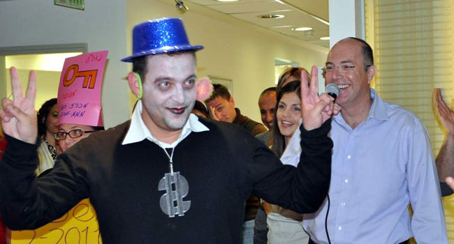 אודי וינטראוב, מנכ"ל אומניטק (מימין) ועמית ברקו, מכירות