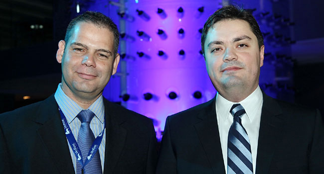 מימין: בולנט אוזייז, סגן נשיא וריפון למזרח אירופה; ואודי ויזנר - מנכ"ל וריפון ישראל. צילום: קובי קנטור