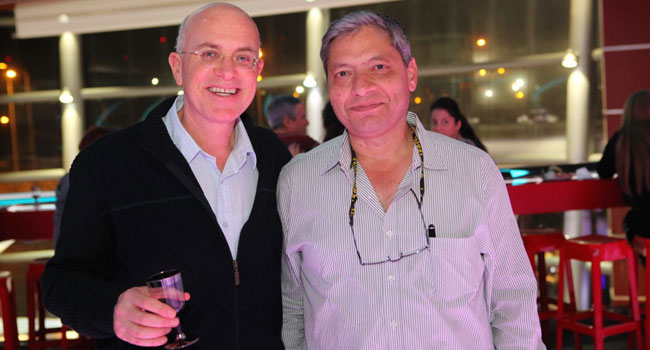 יוסי שגב - מנכ"ל משותף בלוג-און, ומשה ניסן - מנמ"ר הראל