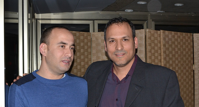 מימין: אריאל רוזמרין, מנהל השותפים היוצא לדרום אירופה ב-HP; גיא ריצ'קר, מנהל מדינה-ישראל ב-HPSW