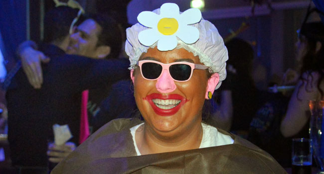 אור לזרוביץ, אחראית אדמיניסטרטיבית והזמנות בחברת Tie, התחפשה לגברת תפוח אדמה