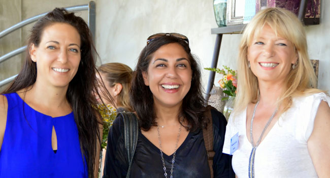 מימין: פסקל אודיק-גה, מיכל הוד-פלג וליהיא לפיד