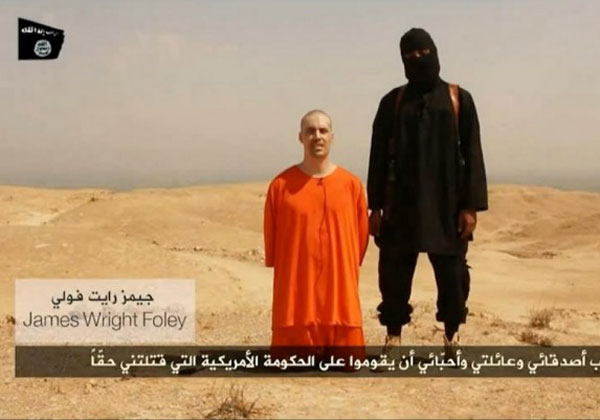 ההוצאה להורג של ג'יימס פולי. צילום: מתוך הסרטון