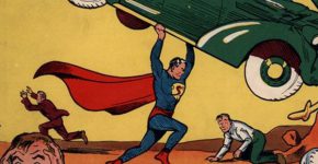 מעניין מה קלארק קנט היה כותב על זה... עותק מהספר של סופרמן שנמכר. צילום: eBay