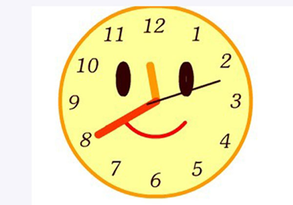 לחייך על הבוקר.Smile Clock