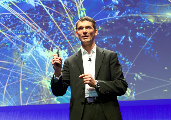 ברנד לויקרט, חבר מועצת המנהלים של סאפ, בכנס בברלין