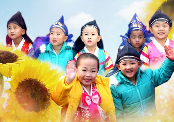 הלוואי וכל הילדים בצפון קוריאה היו נראים כך. צילום מסך