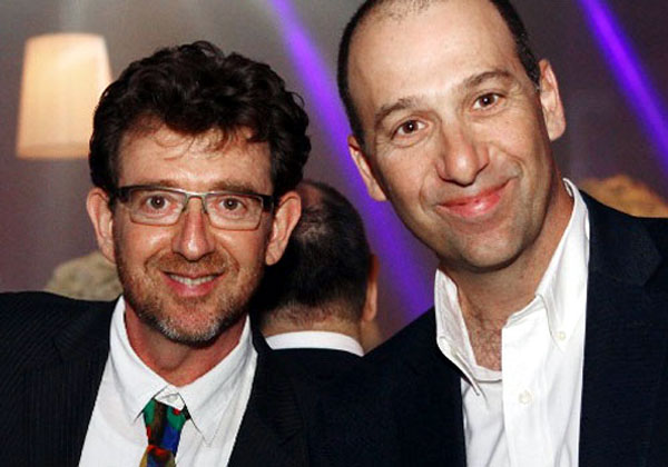 מימין: רון לינדר, מנכ"ל אלעד מערכות, ויואש טרוקמן, יו"ר החברה