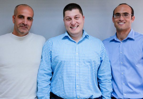 מימין: מיכאל רייטבלט מנכ"ל , לירון דמארי ואלון שמש. מייסדי פורטר