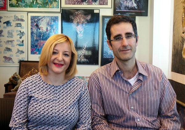 יניב פרטוק, מנכ"ל One1Link, וגילי שלזינגר, סמנכ"לית השיווק של One1