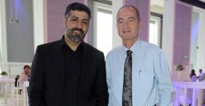 מימין: אורי צלאח, מנכ"ל מלם שכר, וצבי יחזקאלי מחדשות 10