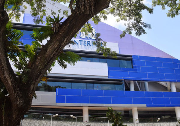 מטה האינטרפול העולמי לחדשנות, שנחנך רק בתחילת השבוע בסינגפור. צילום: פלי הנמר