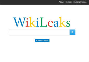 עמוד הבית החדש של ויקיליקס. מזכיר לכם משהו?
