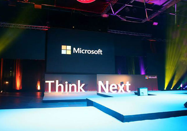 Think Next 2015. צילום: עמוד הפייסבוק של מיקרוסופט