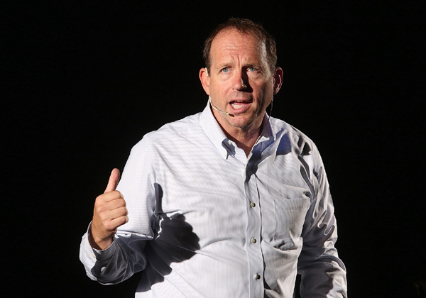 דיוויד מרקט, נואם וסופר בתחום הייעוץ למנהלים. צילום: קובי קנטור