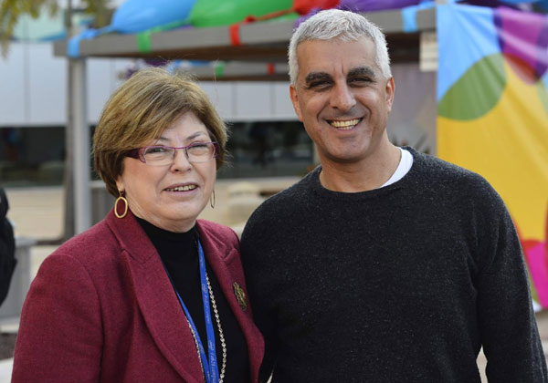 מימין: דניאל בן עטר ומקסין פסברג