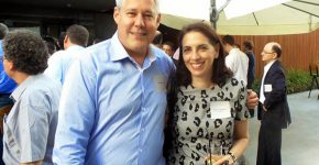 מימין: איילין טולדנו, שותפה מנהלת לתחום השירותים הפיננסיים ב-KPMG, ודורון ספיר, מנכ"ל כאל