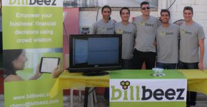 מימין לשמאל: מורן ציגל, CTO, אלירן קווין Developer, חן כהן, CEO & ,Co-Founder דן הילרוביץ', COO & Co-Founder, אורן רחמים, R&D & Co-Founder, בילביז