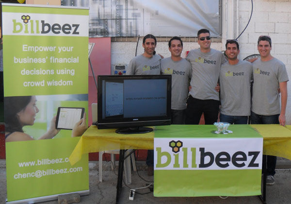 מימין לשמאל: מורן ציגל, CTO, אלירן קווין Developer, חן כהן, CEO & ,Co-Founder דן הילרוביץ', COO & Co-Founder, אורן רחמים, R&D & Co-Founder, בילביז