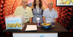 אנשי מטריקס. מימין: בועז גודוביץ', מנהל תחום SAP Business Analytics; סיוון רוקח, מנהלת שיווק מוצרי תוכנה; ויונה בקלצ'וק, סגן מנהל חטיבת מוצרי תוכנה