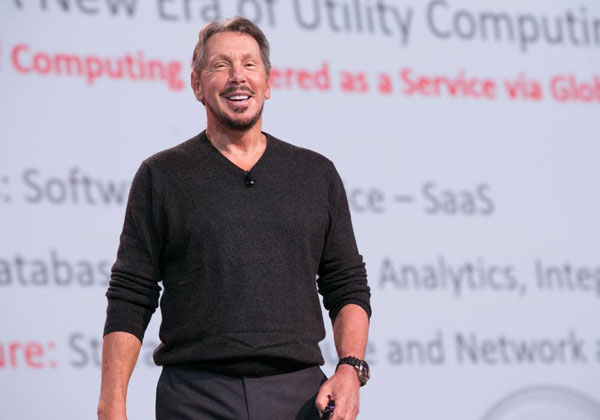 לארי אליסון, יו"ר ומנהל טכנולוגיות ראשי באורקל. צילום: פלי הנמר