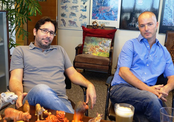 ליר שרון ובני פטרנק, מייסדים ומנכ"לים משותפים ב-Virtual IT. צילום: פלי הנמר