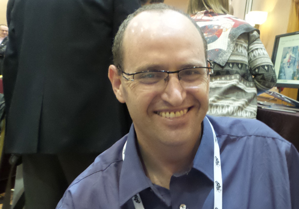 שגב וסרקרוג מוביל טכני בתחום שימוש במובייל לניהול ארגונים במעבדת המחקר של יבמ. צילום: אבי בליזובסקי