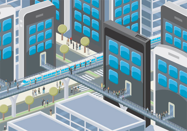 הערים החכמות - לא עניין של ראשי הרשויות בלבד. עיבוד מחשב: BigStock