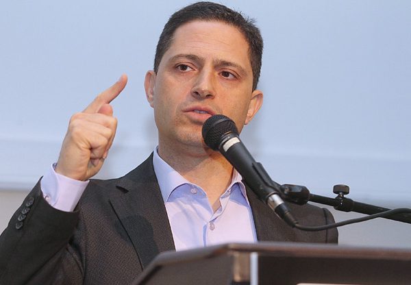 רוביק דנילוביץ', ראש עיריית באר שבע. צילום: ניב קנטור