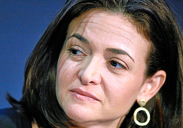 שריל סנדברג, סמנכ"לית התפעול של פייסבוק. צילום: מתוך ויקיפדיה