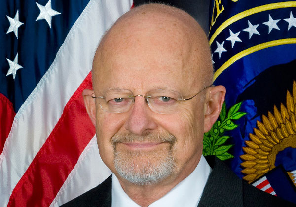 ג'יימס קלאפר, ראש המודיעין הלאומי בארצות הברית. צילום: ויקיפדיה