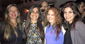 נשות מחלקת משאבי אנוש של סאפ בישראל. מימין: ליהי וישנבצקי, הילה פלדמן, רוני בן מאיר ושגית מלכס