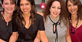 מימין: עמית תשבי, גטר טק; גלית מג'ר, CMS; רונה ארליך, אבנט; ומגי שורק, מנהלת פיתוח עסקי שותפים במיקרוסופט ישראל