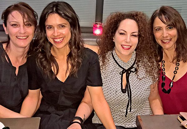 מימין: עמית תשבי, גטר טק; גלית מג'ר, CMS; רונה ארליך, אבנט; ומגי שורק, מנהלת פיתוח עסקי שותפים במיקרוסופט ישראל