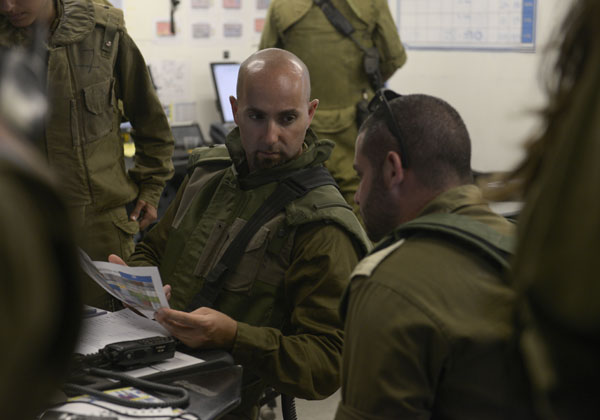 סא"ל עומר כהן, מג''ד קשר אוגדה 162. צילום: דובר צה"ל