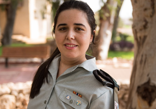 רס''ל דנה תורג'מן, מפקדת מחלקה בפלוגת דטה סנטר והגנת הסייבר בתקשוב של פיקוד הצפון