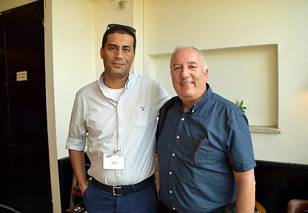 מימין: דודי אילן, מנכ"ל פאלו אלטו נטוורקס בישראל ורוסיה CIS; ותומר פרי, מנכ"ל אינוקום מקבוצת אמן