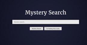ממש לא גוגל, אף על פי שתודו שמזכיר קצת. Mystery Search. צילום מסך