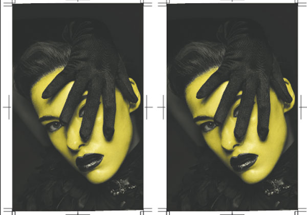 דוגמנית בצהוב ניאון זוהר. צילום: יח"צ