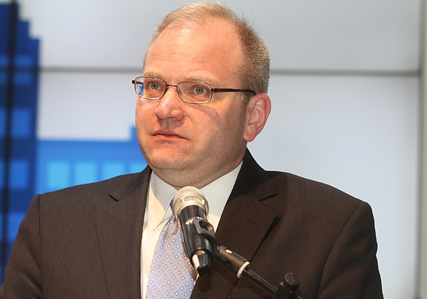 בריאן שניידר, מחזיק התיק לענייני רגולציה במגזר הפיננסי, בממשל של מדינת אילינוי, ארצות הברית. צילום: ניב קנטור