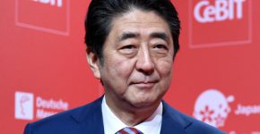 שינזו אבה, ראש ממשלת יפן. צילום: יח"צ CeBIT 2017