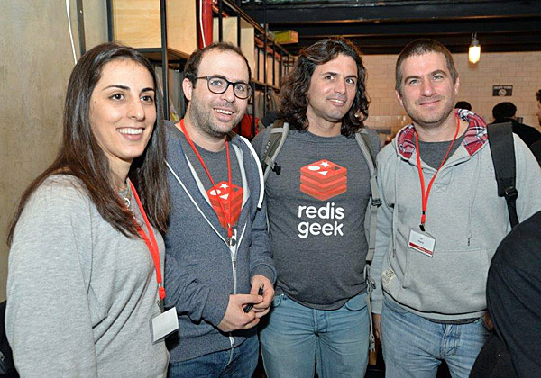 מימין: אורי שחר, מתן קהת, אביעד אבוטבול וקרן וקנין. צילום: גלעד הירשל