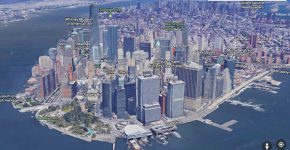 סיור בניו-יורק עם הגרסה החדשה של Google Earth. צילום: אתר החברה