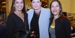 מימין: אפרת בן הרוש, מנהלת שותפים ב-VMware; דורית סונר, מנהלת שותפים ב-Dell EMC; וטליה צרפתי, מנהלת מגזר התעשיות הביטחוניות ב-תים. צילום: ניב קנטור